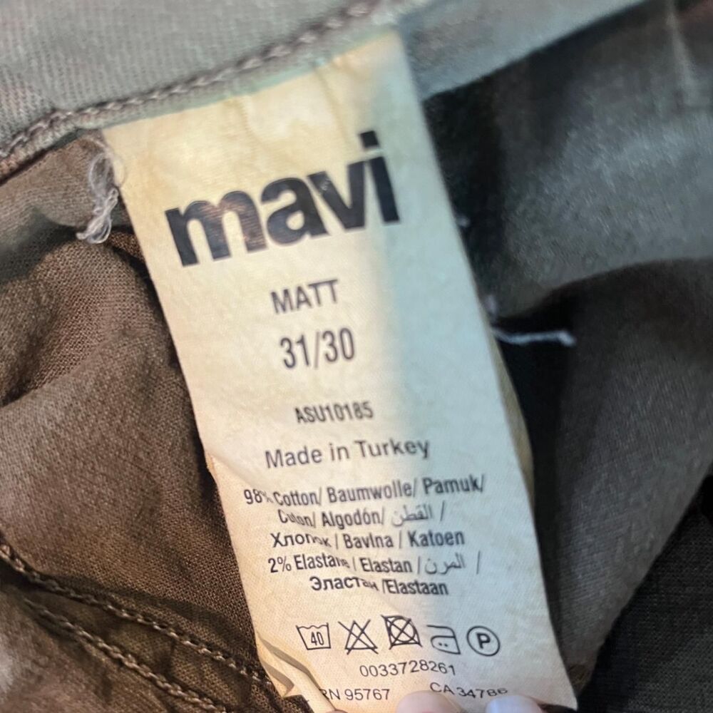 Mavi-jeans Men's Brown and Khaki Jeans - Picture 3 of 5